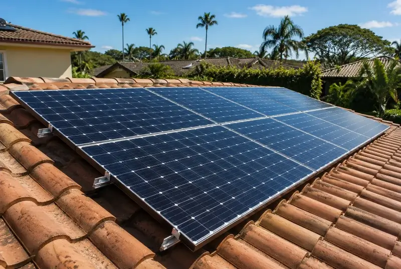Installation de panneaux solaires à Gétigné